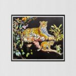 Leopards by Alix Beaujour, Art Poster Print for Wall, Home Decor