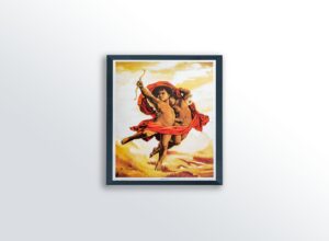 Cupid and Psyche by Alix Beaujour, Art Poster Print for Wall, Home Decor