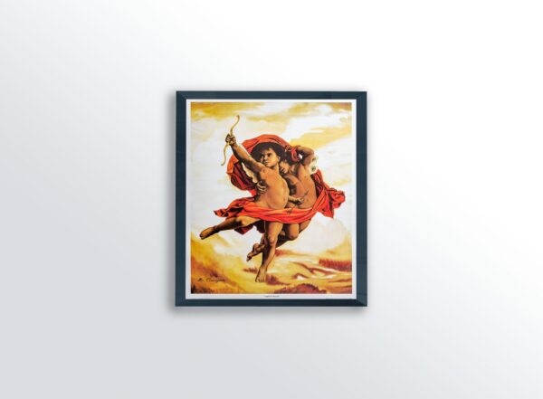 Cupid and Psyche by Alix Beaujour, Art Poster Print for Wall, Home Decor