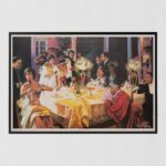 Social Gathering by Alix Beaujour, Art Poster Print for Wall, Home Decor