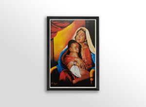 Amour Mathernelle by Alix Beaujour, Art Poster Print for Wall, Home Decor