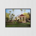 Gazebo by H.L. Woodall, Art Poster Print for Wall, Home Decor