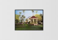 Gazebo by H.L. Woodall, Art Poster Print for Wall, Home Decor