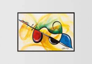 Flavor of Music by Gerald Ivey, Art Poster Print for Wall, Home Decor
