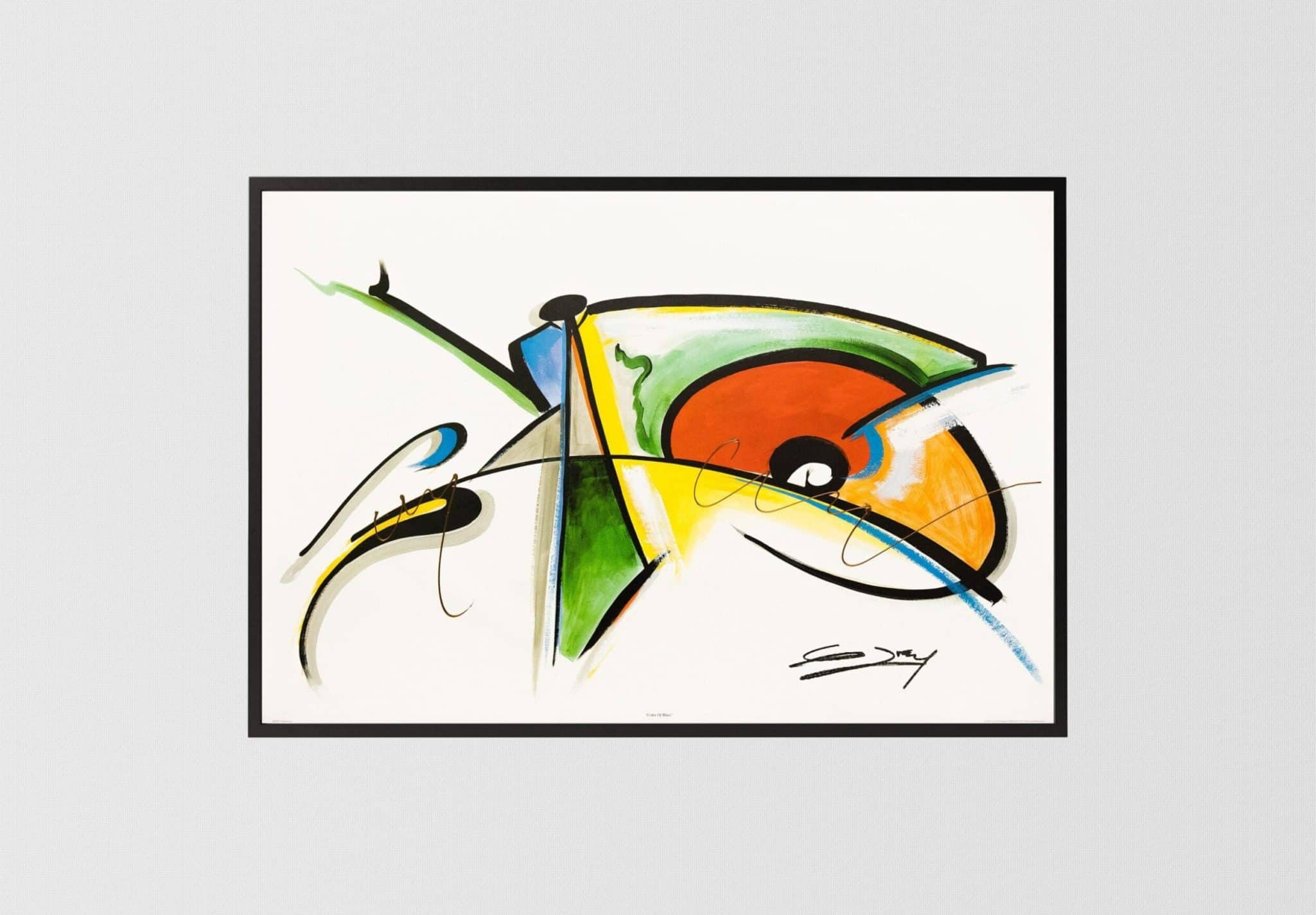 img 1 Color of Blues by Gerald Ivey, Art Poster Print for Wall, Home Decor - Image 1
