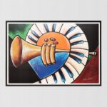 Musical Colours by Gerald Ivey, Art Poster Print for Wall, Home Decor