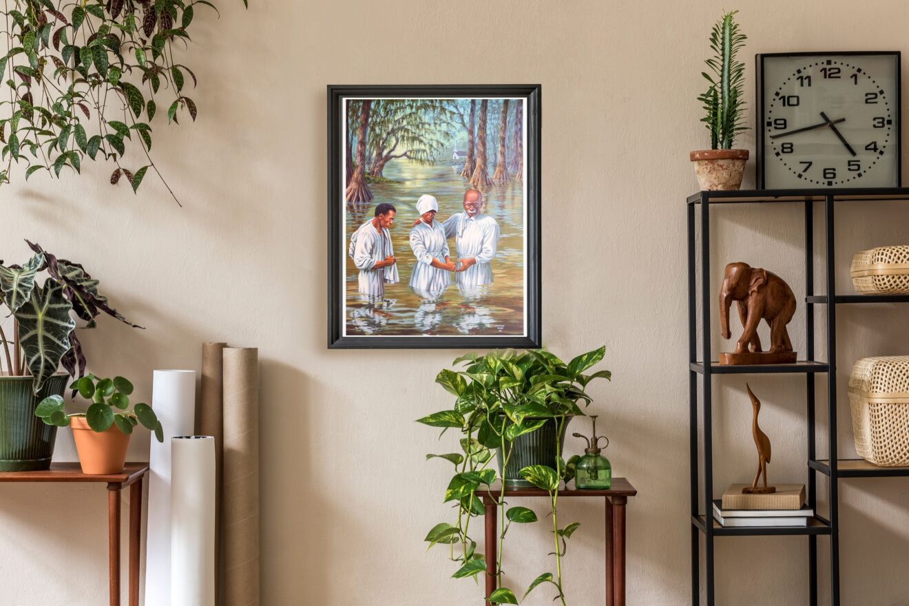 Baptism by Janice Hues, Art Poster Print for Wall, Home Decor - Image 2