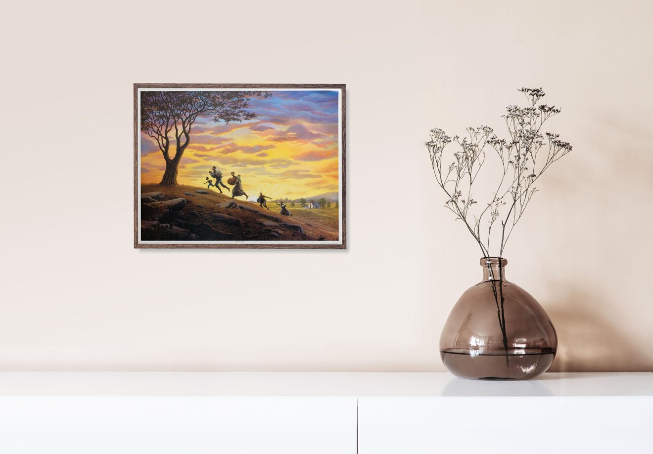 Escape at Dawn by Janice Hues, Art Poster Print for Wall, Home Decor - Image 2