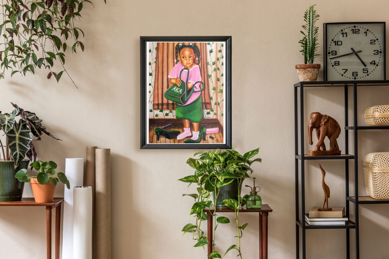 Just Like my Mom [AKA] by Fred Mathews, Art Poster Print for Wall, Home Decor - Image 2