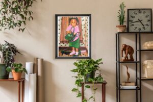 Just Like my Mom [AKA] by Fred Mathews, Art Poster Print for Wall, Home Decor - Image 2