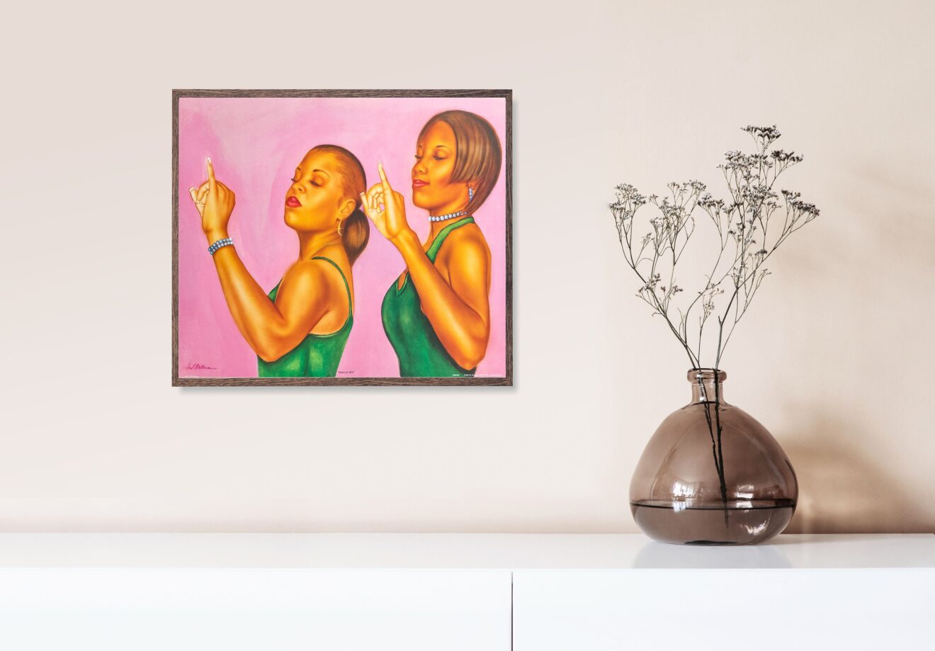 Sisters of AKA by Fred Mathews, Art Poster Print for Wall, Home Decor - Image 2