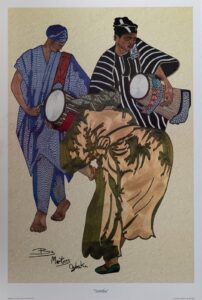 Samba, by Ogbake - 24x36 Art Poster Print for Wall, Home Decor - Image 2