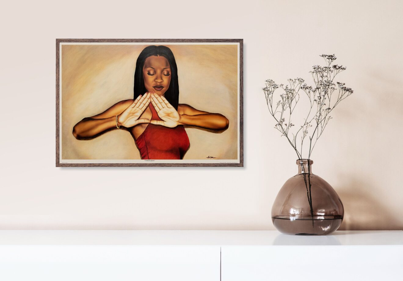 Crimson Queen by Fred Mathews, Art Poster Print for Wall, Home Decor - Image 2