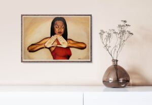 Crimson Queen by Fred Mathews, Art Poster Print for Wall, Home Decor - Image 2