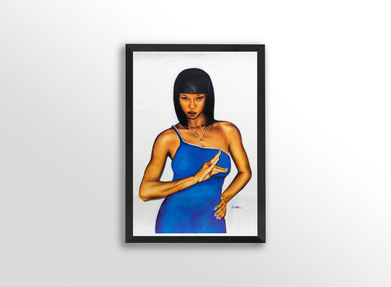 Zeta Girl by Fred Mathews, Art Poster Print for Wall, Home Decor - Image 2