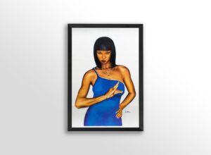 Zeta Girl by Fred Mathews, Art Poster Print for Wall, Home Decor - Image 2