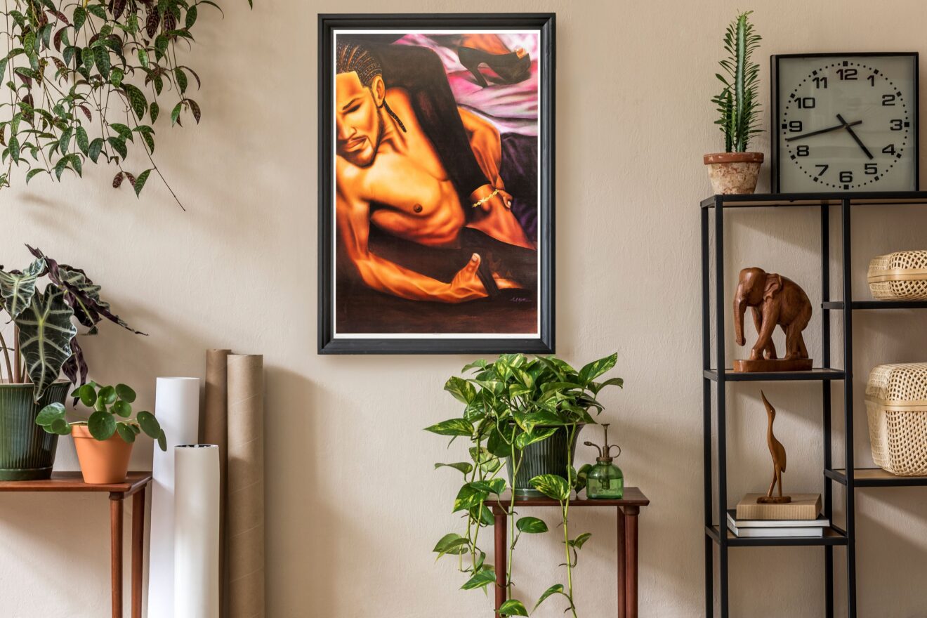 At Her Feet by Fred Mathews, Art Poster Print for Wall, Home Decor - Image 2