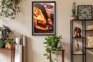 At Her Feet by Fred Mathews, Art Poster Print for Wall, Home Decor - Image 2