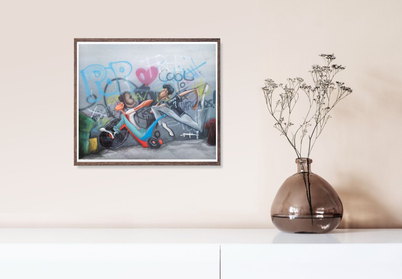 Big Wheel by Doyle, Art Poster Print for Wall, Home Decor - Image 2