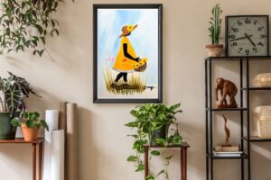 Sunflower Sister by Doyle, Art Poster Print for Wall, Home Decor - Image 2