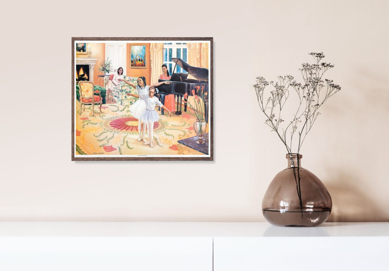 Dancing in the Livingroom by Katherine Roundtree, Art Poster Print for Wall, Home Decor - Image 2
