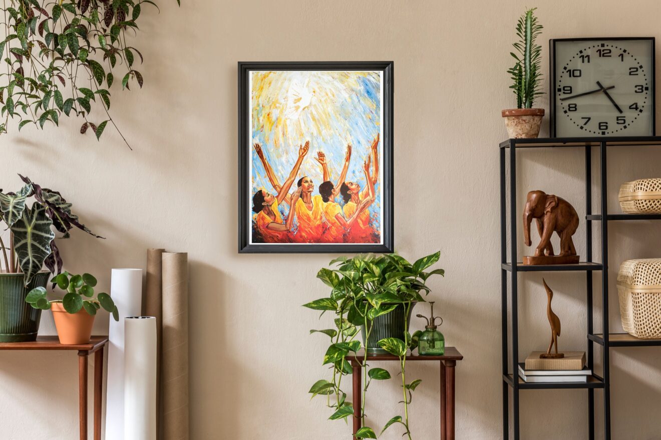 Dancing in the Spirit by Katherine Roundtree, Art Poster Print for Wall, Home Decor - Image 2