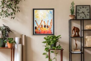 Dancing in the Spirit by Katherine Roundtree, Art Poster Print for Wall, Home Decor - Image 2