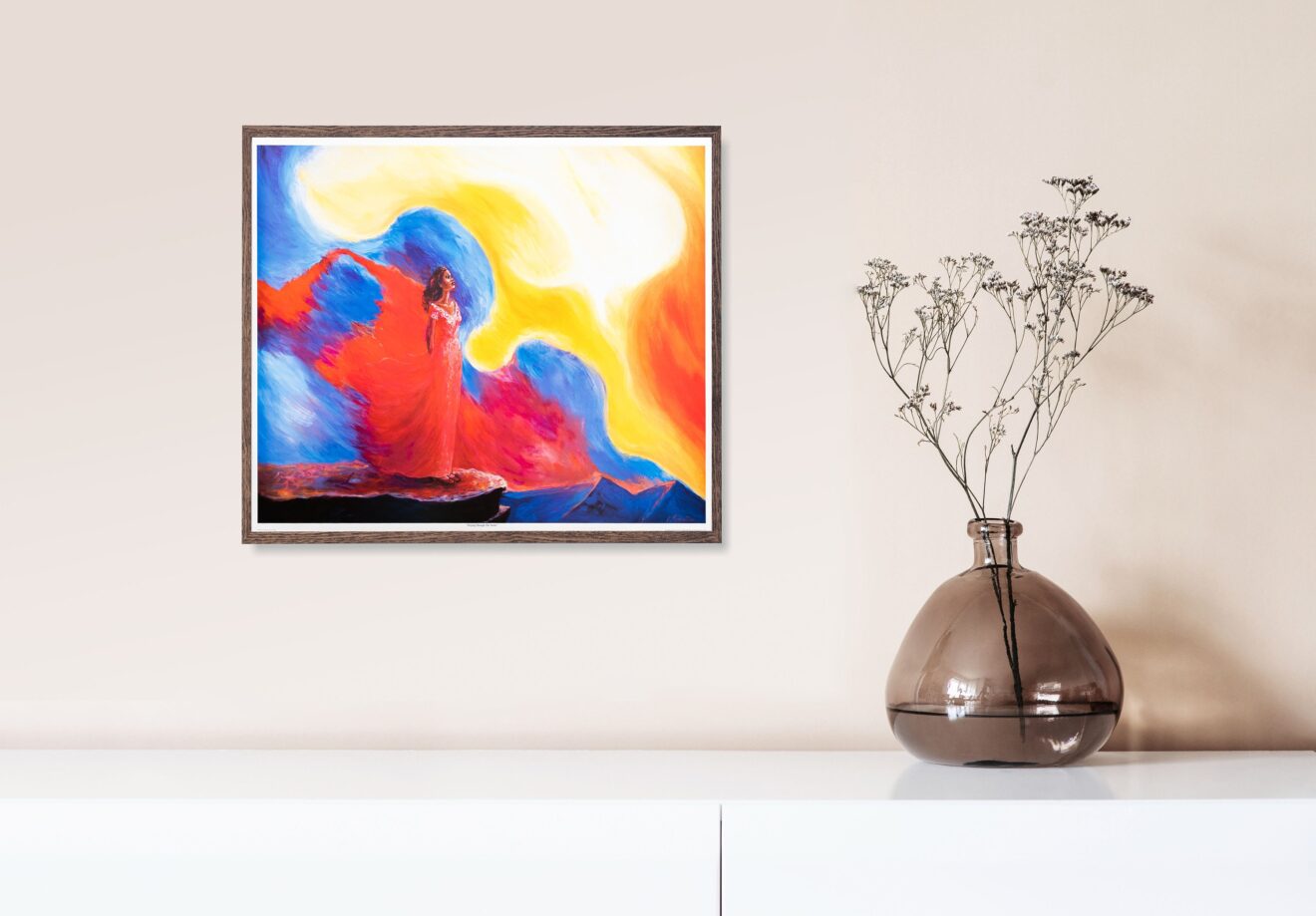 Praying Through the Storm by Katherine Roundtree, Art Poster Print for Wall, Home Decor - Image 2