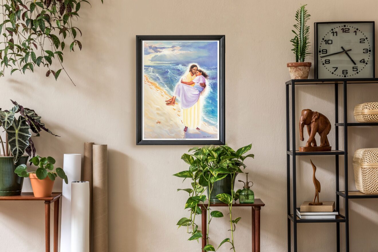 That's When I Carried You by Katherine Roundtree, Art Poster Print for Wall, Home Decor - Image 2