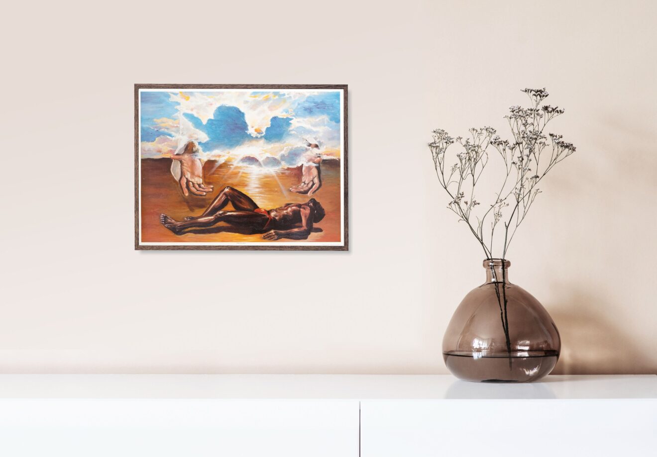 Help From Above by Katherine Roundtree, Art Poster Print for Wall, Home Decor - Image 2