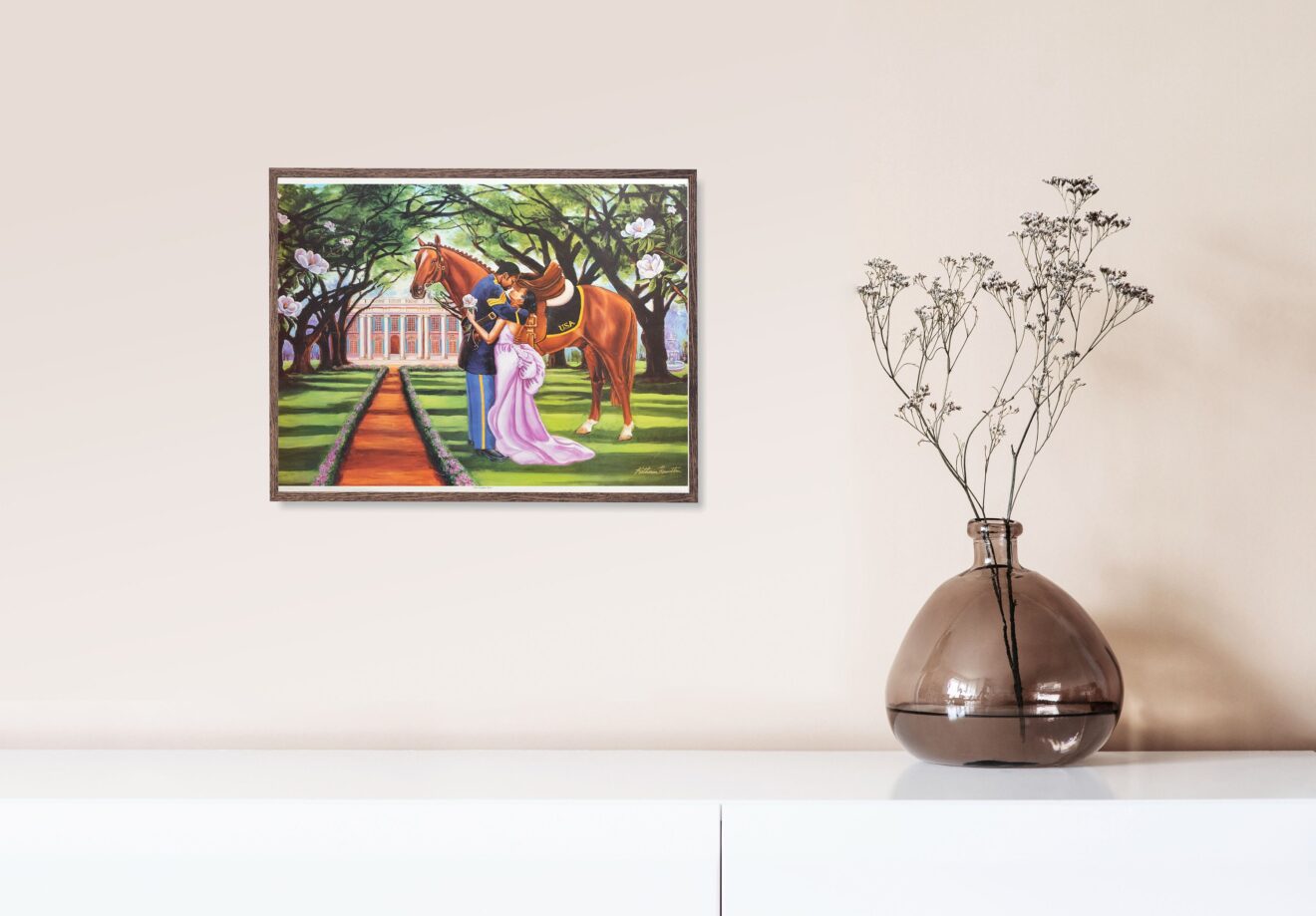 img 2 The Goodbye Kiss by Katherine Roundtree, Art Poster Print for Wall, Home Decor - Image 2