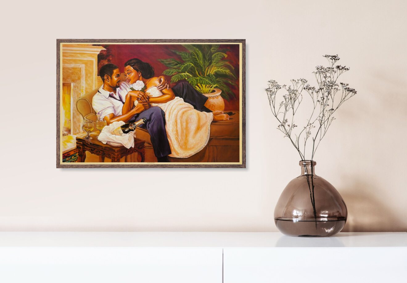 img 2 Just the Two of Us by Katherine Roundtree, Art Poster Print for Wall, Home Decor - Image 2