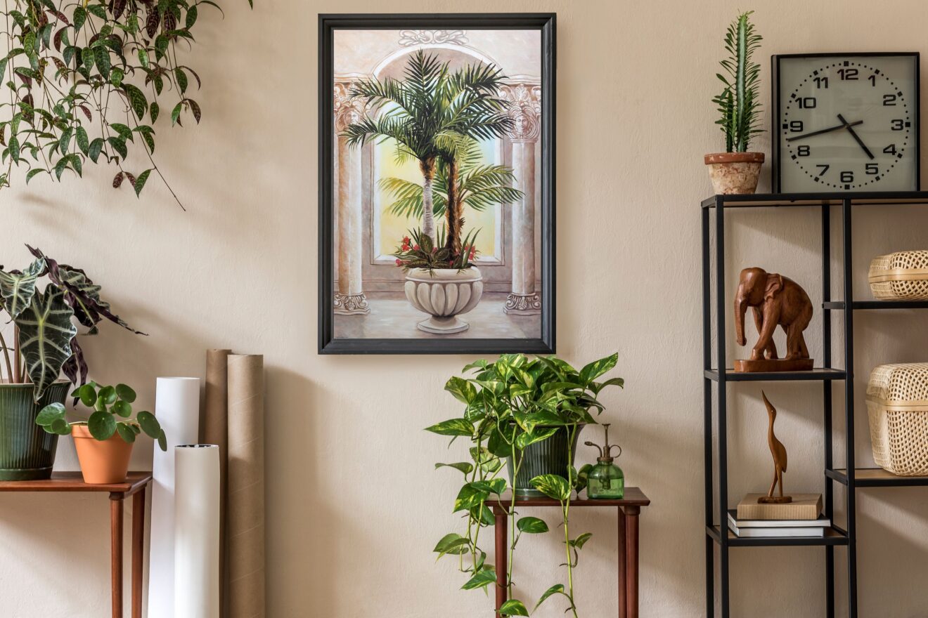 img 2 Palm II by Katherine Roundtree, Art Poster Print for Wall, Home Decor - Image 2