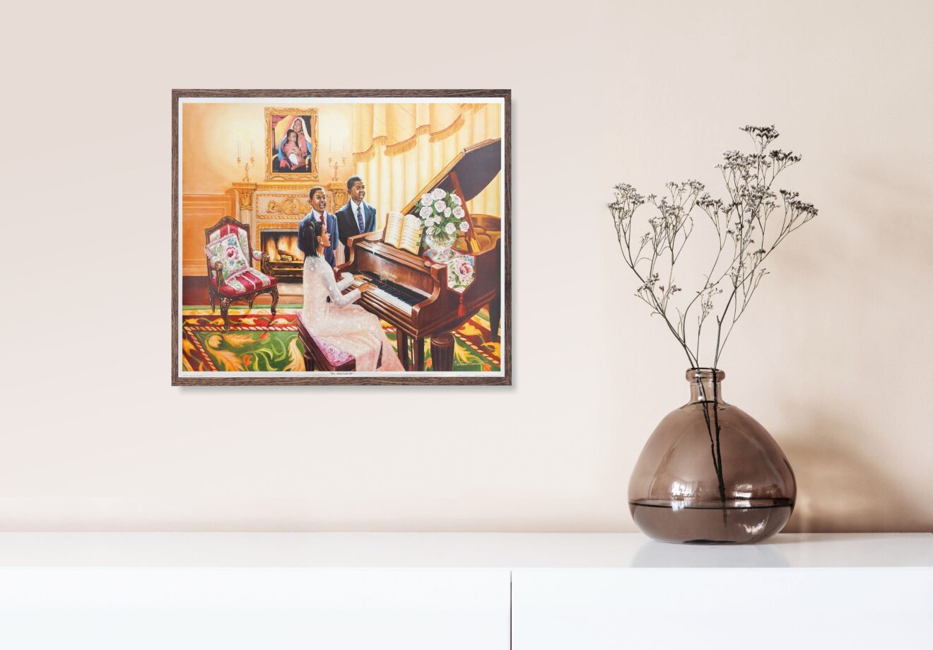 img 2 Yes, Jesus Loves Me by Katherine Roundtree, Art Poster Print for Wall, Home Decor - Image 2