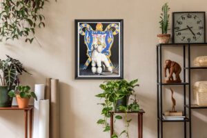 Sigma Poodle by Tracy Andrews, Art Poster Print for Wall, Home Decor - Image 2