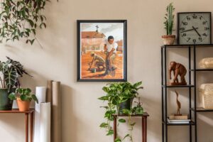 Building for my Lord by Gilbert Young, Art Poster Print for Wall, Home Decor - Image 2