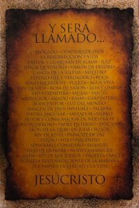 Names of Christ, Spanish - 24x36 Art Poster Print for Wall, Home Decor - Image 2