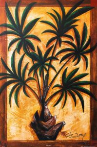 Exotic Palm I, by Gerald Ivey - 24x36 Art Poster Print for Wall, Home Decor - Image 2