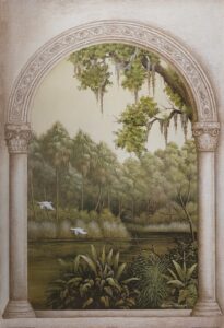 Crane Archway II, by Kessler-Romano - 24x36 Art Poster Print for Wall, Home Decor - Image 2