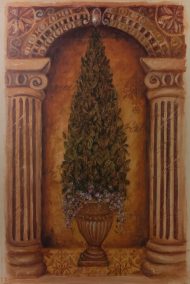 Boxwood Niche, by White - 24x36 Art Poster Print for Wall, Home Decor - Image 2