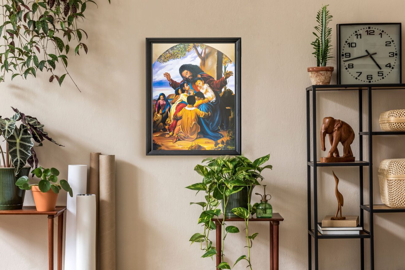 Bless the Children by Alix Beaujour, Art Poster Print for Wall, Home Decor - Image 2