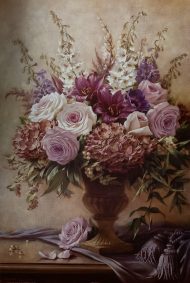 Symphony Bouquet II, by Levashov - 24x36 Art Poster Print for Wall, Home Decor - Image 2