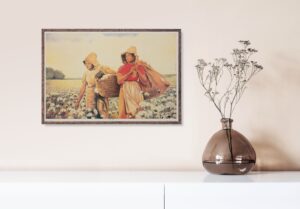 Cotton Fields by Alix Beaujour, Art Poster Print for Wall, Home Decor - Image 2