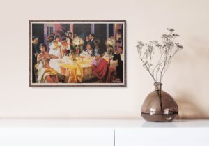 Social Gathering by Alix Beaujour, Art Poster Print for Wall, Home Decor - Image 2