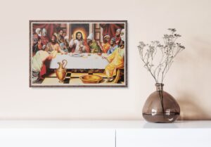 The Last Supper by Alix Beaujour, Art Poster Print for Wall, Home Decor - Image 2