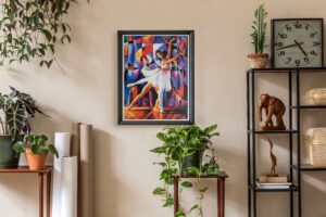 Elegant Moves by Alix Beaujour, Art Poster Print for Wall, Home Decor - Image 2