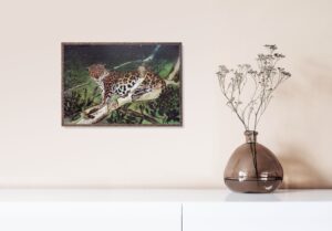 Leopards by H.L. Woodall, Art Poster Print for Wall, Home Decor - Image 2