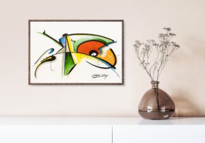 Color of Blues by Gerald Ivey, Art Poster Print for Wall, Home Decor - Image 2