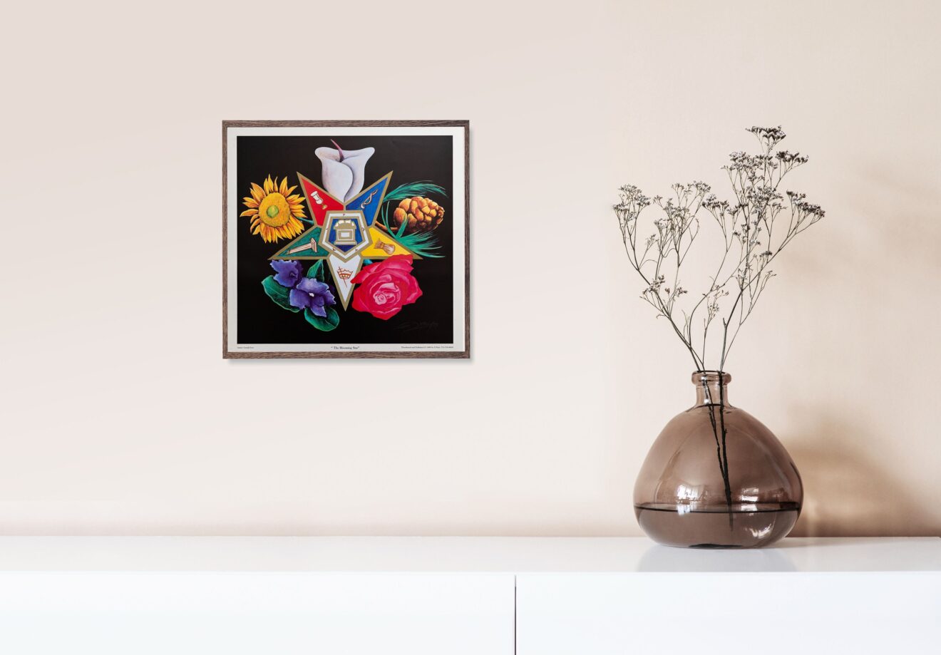 The Blooming Star by Gerald Ivey, Art Poster Print for Wall, Home Decor - Image 2