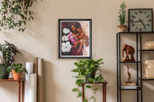 Madonna Child by Gerald Ivey, Art Poster Print for Wall, Home Decor - Image 2